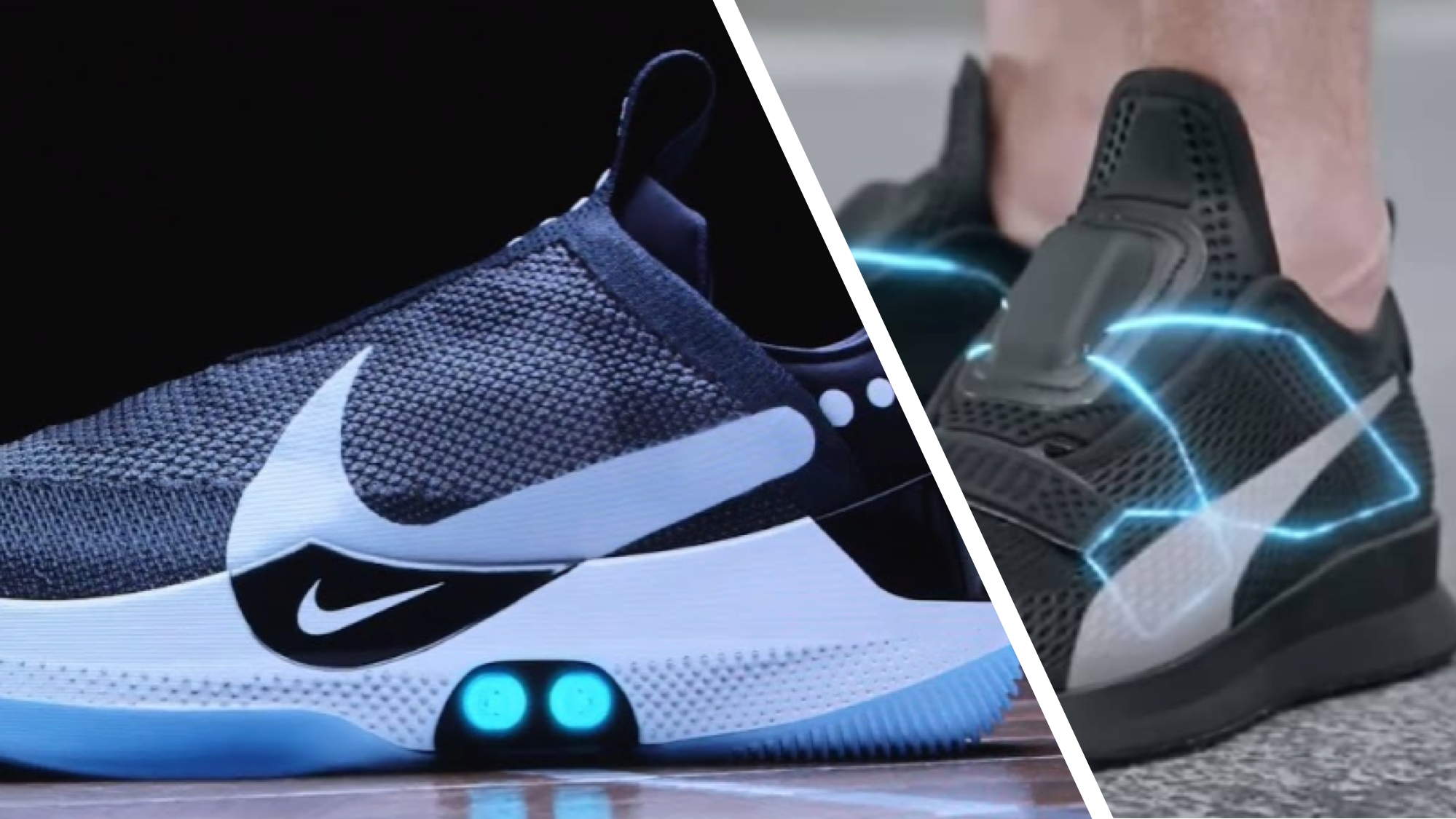 Back to the Future: NIKE and Puma both deliver self-lacing shoes